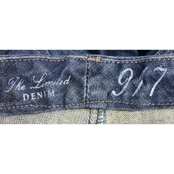 The Limited Jeans Size 0R Blue 917 Dark Wash Denim Pockets Pants Casual - Picture 3 of 4